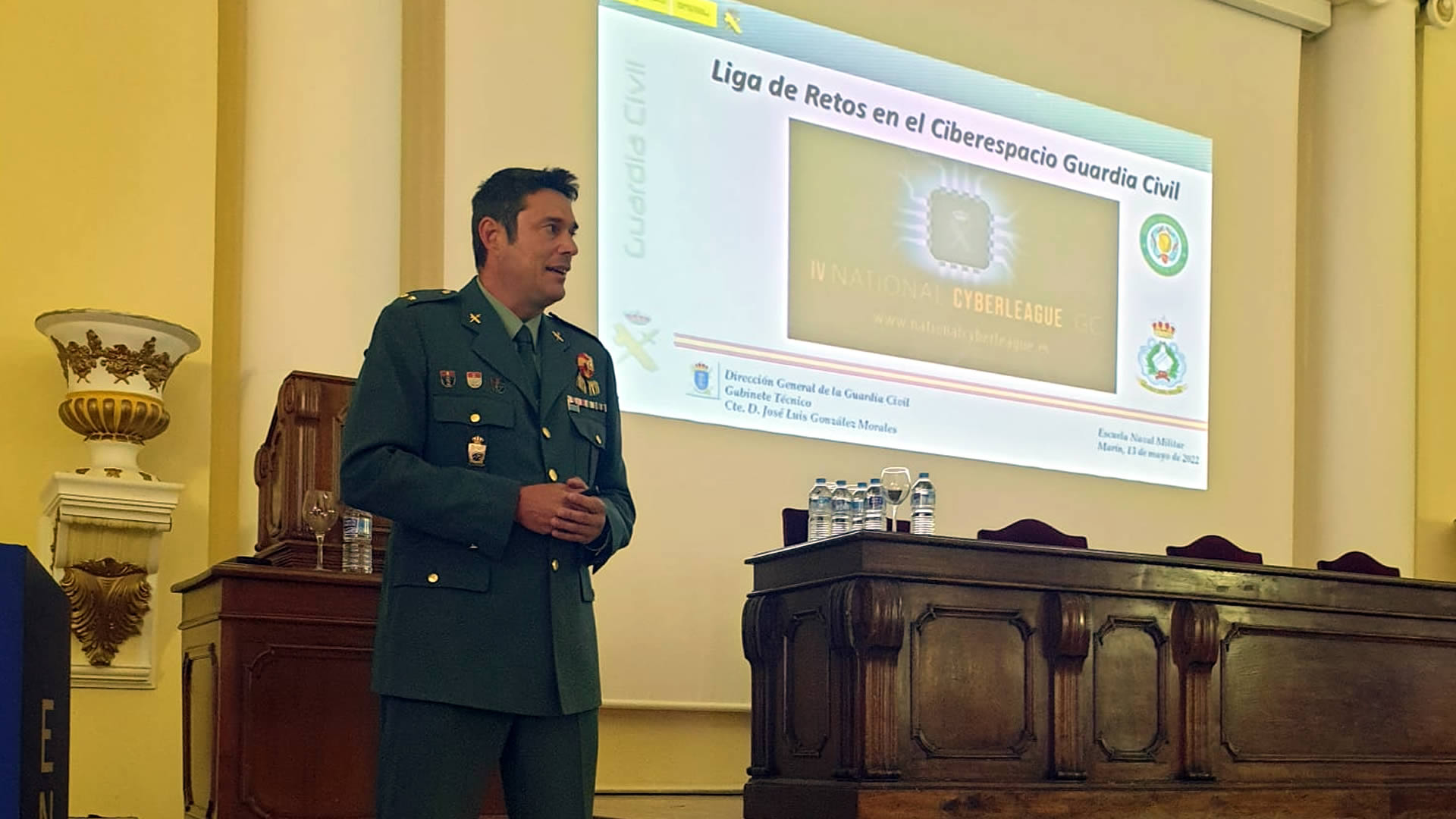 La Escuela Naval Militar de la Armada recibe al CUGC en la presentación de la 4ª Cyberleague