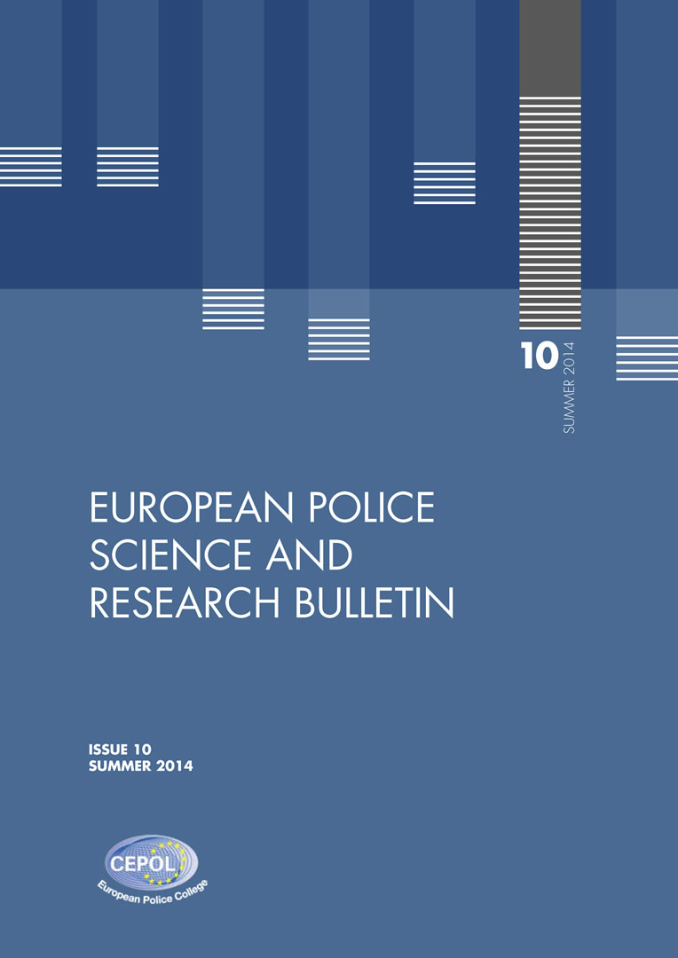 Portada de European Police Science and Research Bulletin