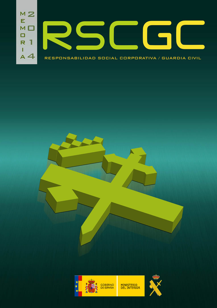 Portada de Memoria de Responsabilidad Social Corporativa de la Guardia Civil 2015