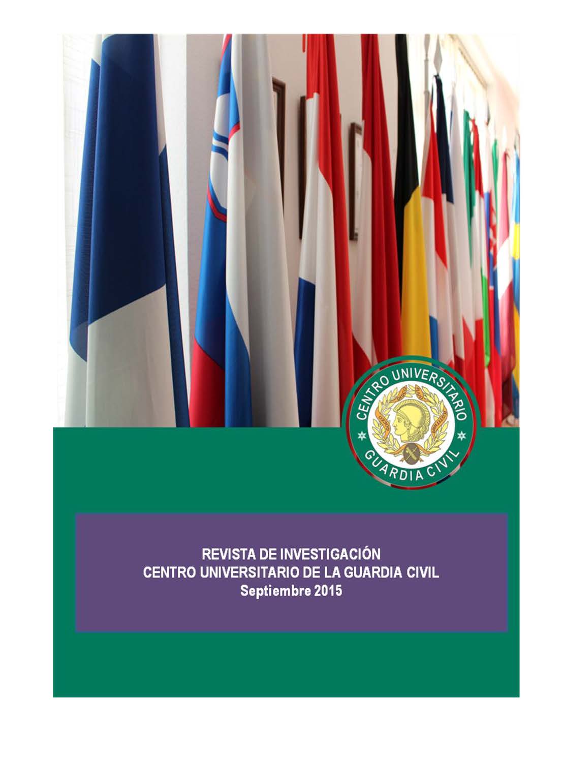 Portada de I Revista de Investigación, diciembre de 2015