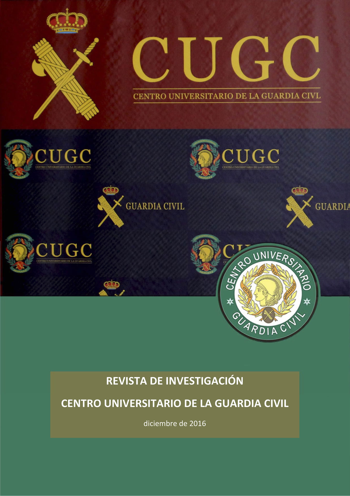 Portada de II Revista de Investigación, diciembre de 2016