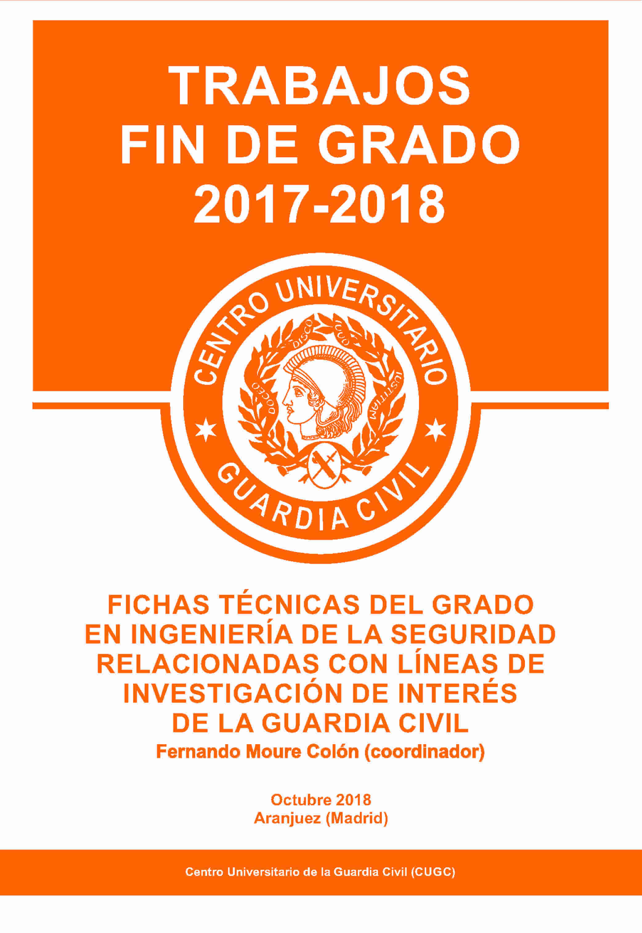 Portada de Trabajos Fin de Grado 2017-2018