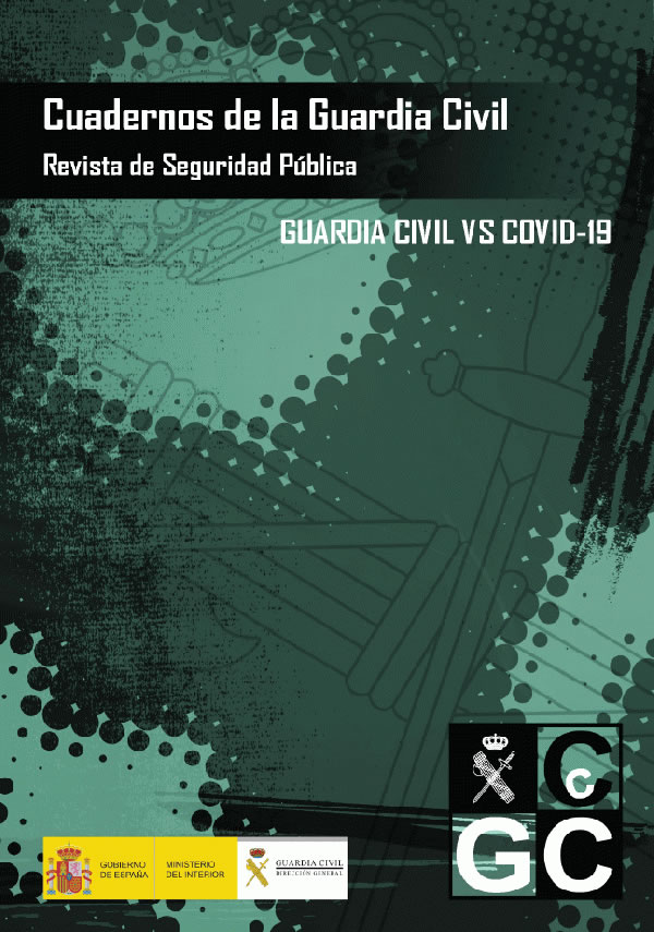 Portada de Cuadernos de la Guardia Civil. Revista de Seguridad Pública VS COVID-19-2020