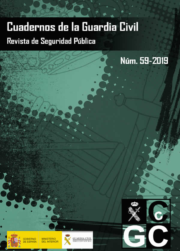 Portada de Cuadernos de la Guardia Civil. Revista de Seguridad Pública nº 59