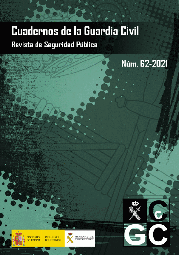 Portada de Cuadernos de la Guardia Civil. Revista de Seguridad Pública nº 62