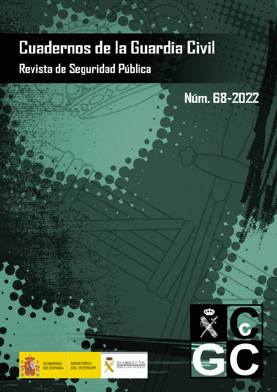Portada de Cuadernos de la Guardia Civil. Revista de Seguridad Pública nº 68