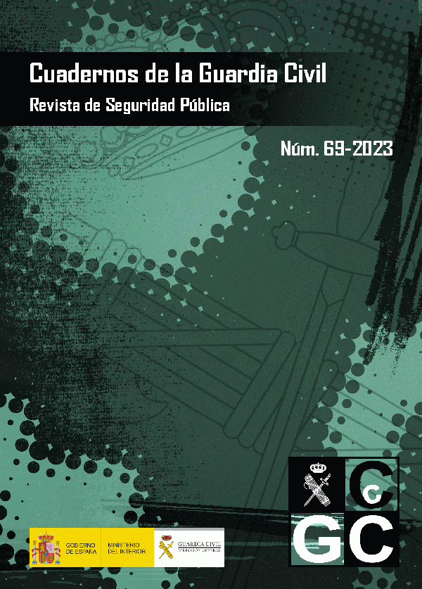 Portada de Cuadernos de la Guardia Civil. Revista de Seguridad Pública nº 69