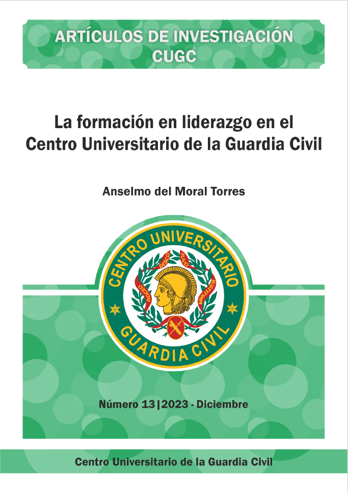 Portada de La formación en liderazgo en el Centro Universitario de la Guardia Civil