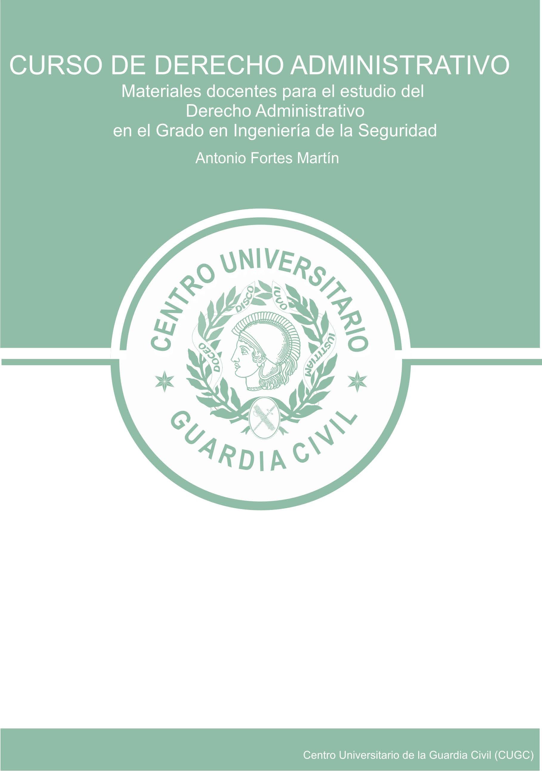 Portada de Curso de Derecho Administrativo