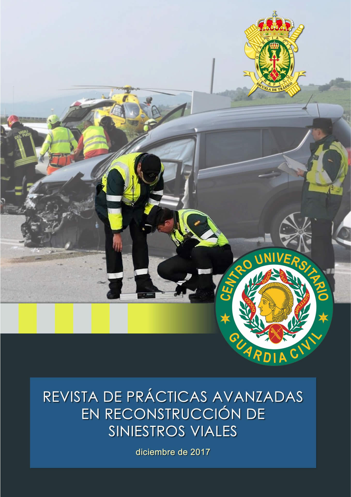 Portada de I Revista de Prácticas Avanzadas en Reconstrucción de Siniestros Viales