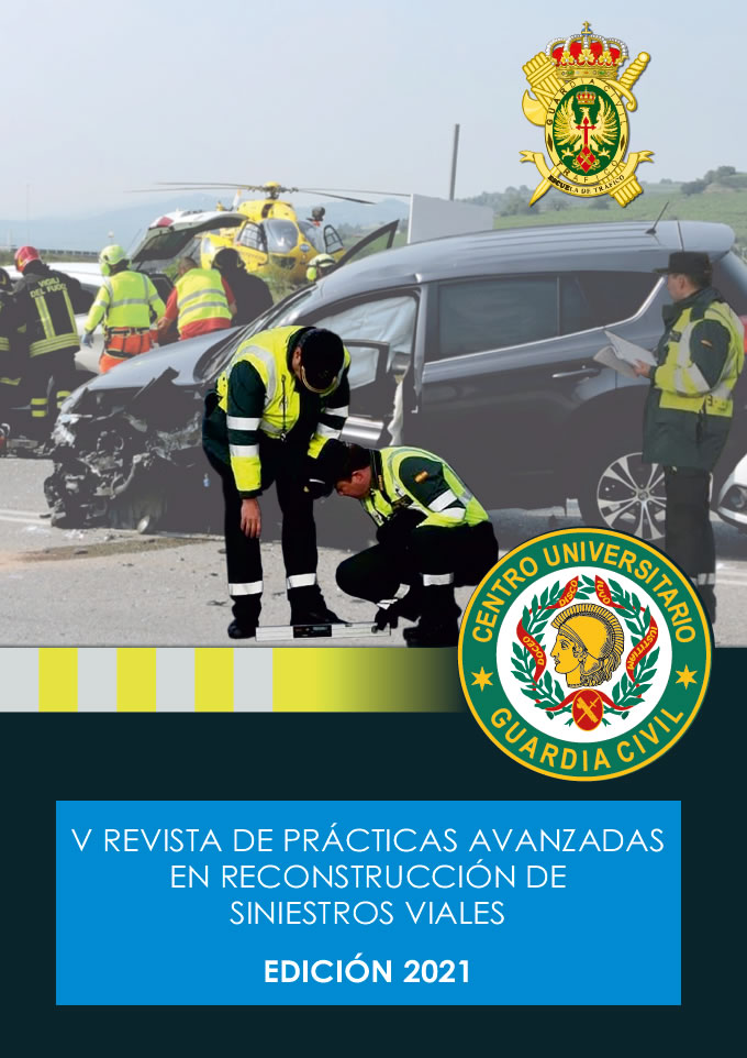 Portada de V Revista de Prácticas Avanzadas en Reconstrucción de Siniestros Viales