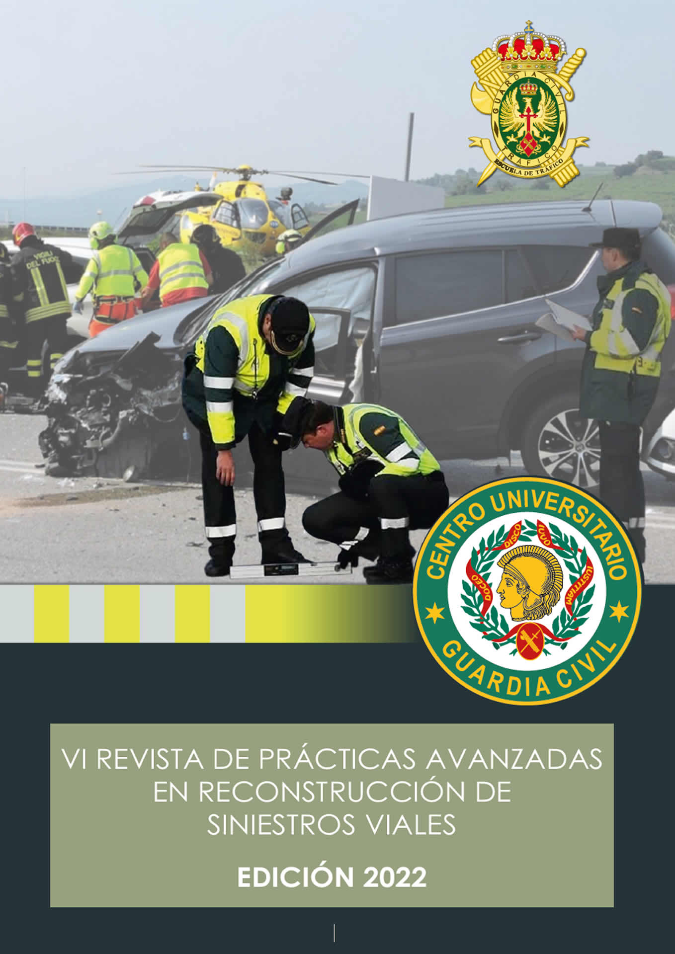 Portada de VI Revista de Prácticas Avanzadas en Reconstrucción de Siniestros Viales