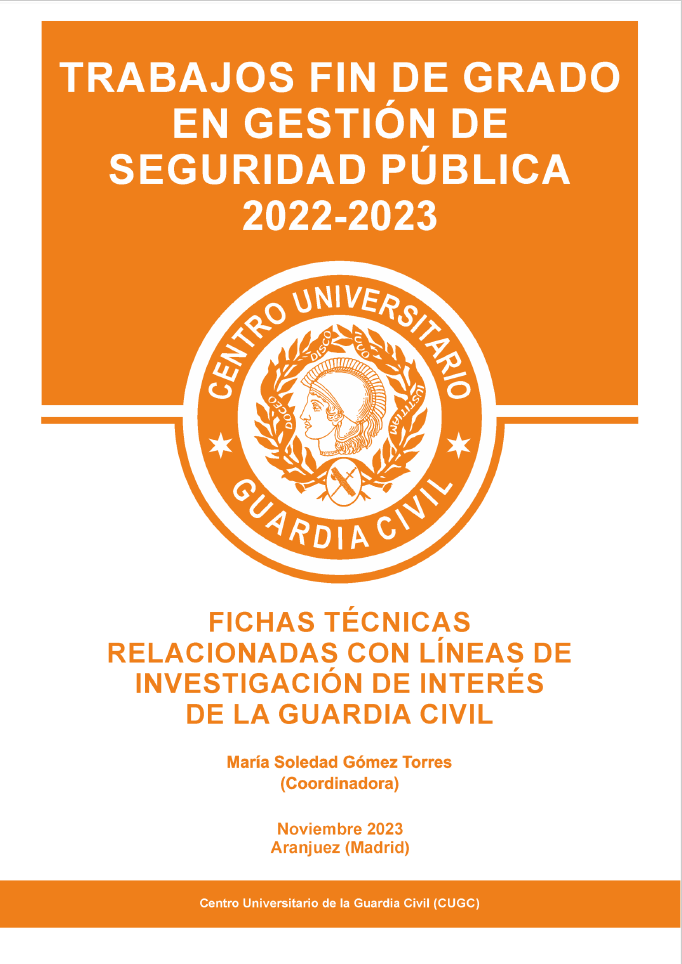 Portada de Trabajos Fin de Grado GGSP 2022-2023