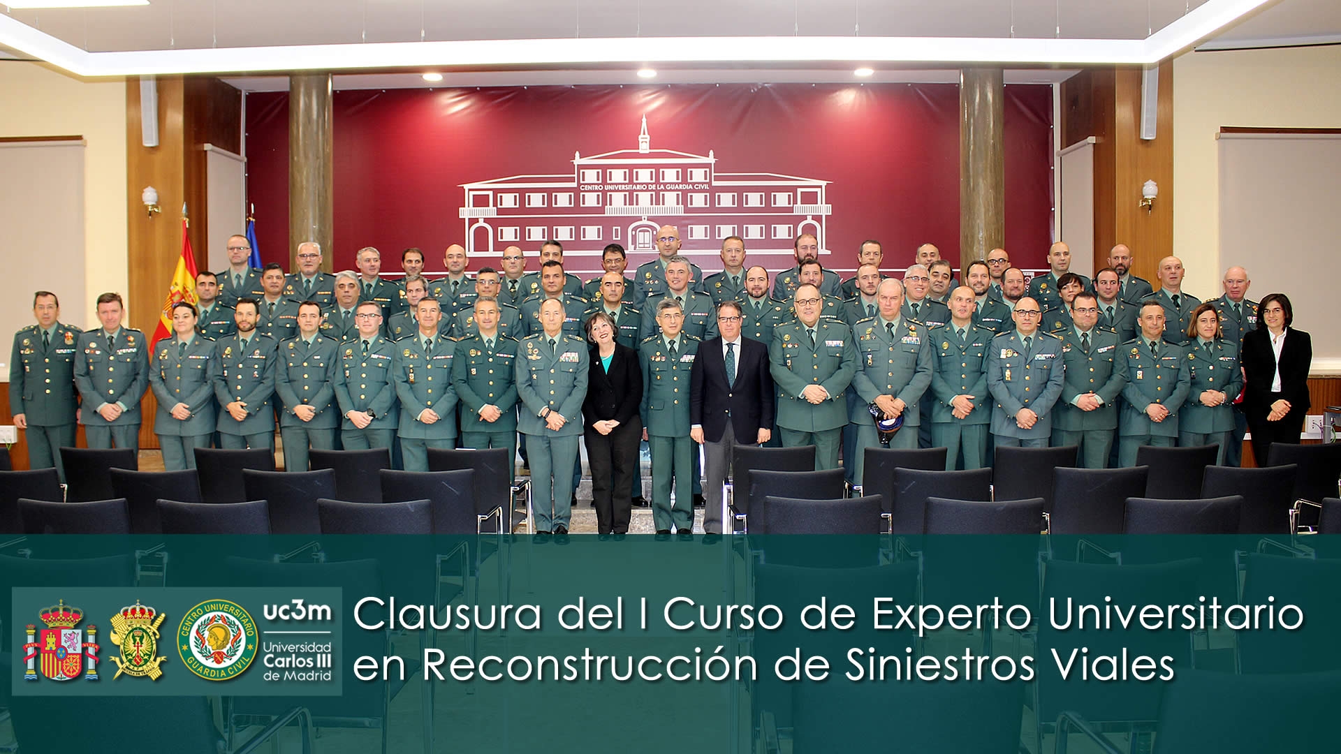 La Agrupación de Tráfico de la Guardia Civil cuenta con titulados universitarios en reconstrucción de siniestros viales