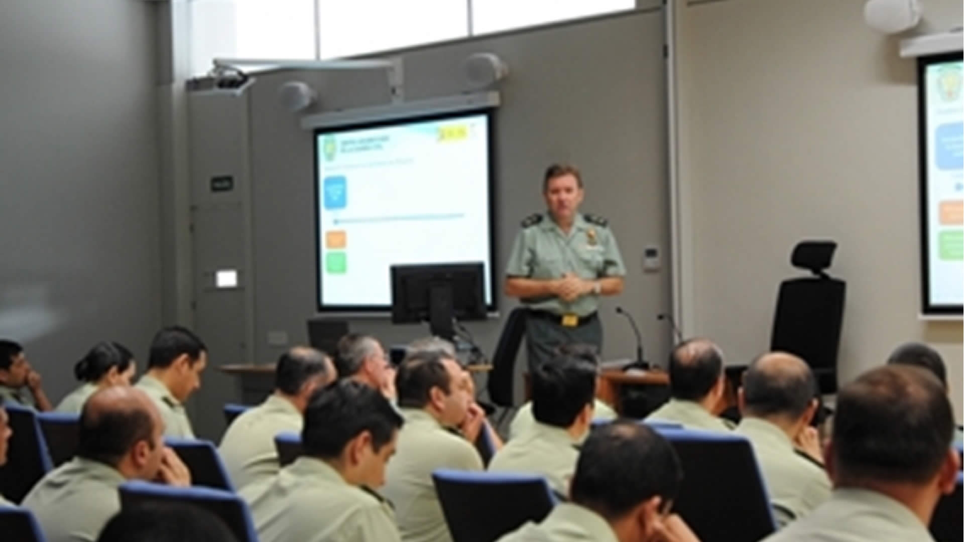 Se presentan las capacidades del CUGC a la Academia de Ciencias Policiales de Carabineros de Chile (ACIPOL)
