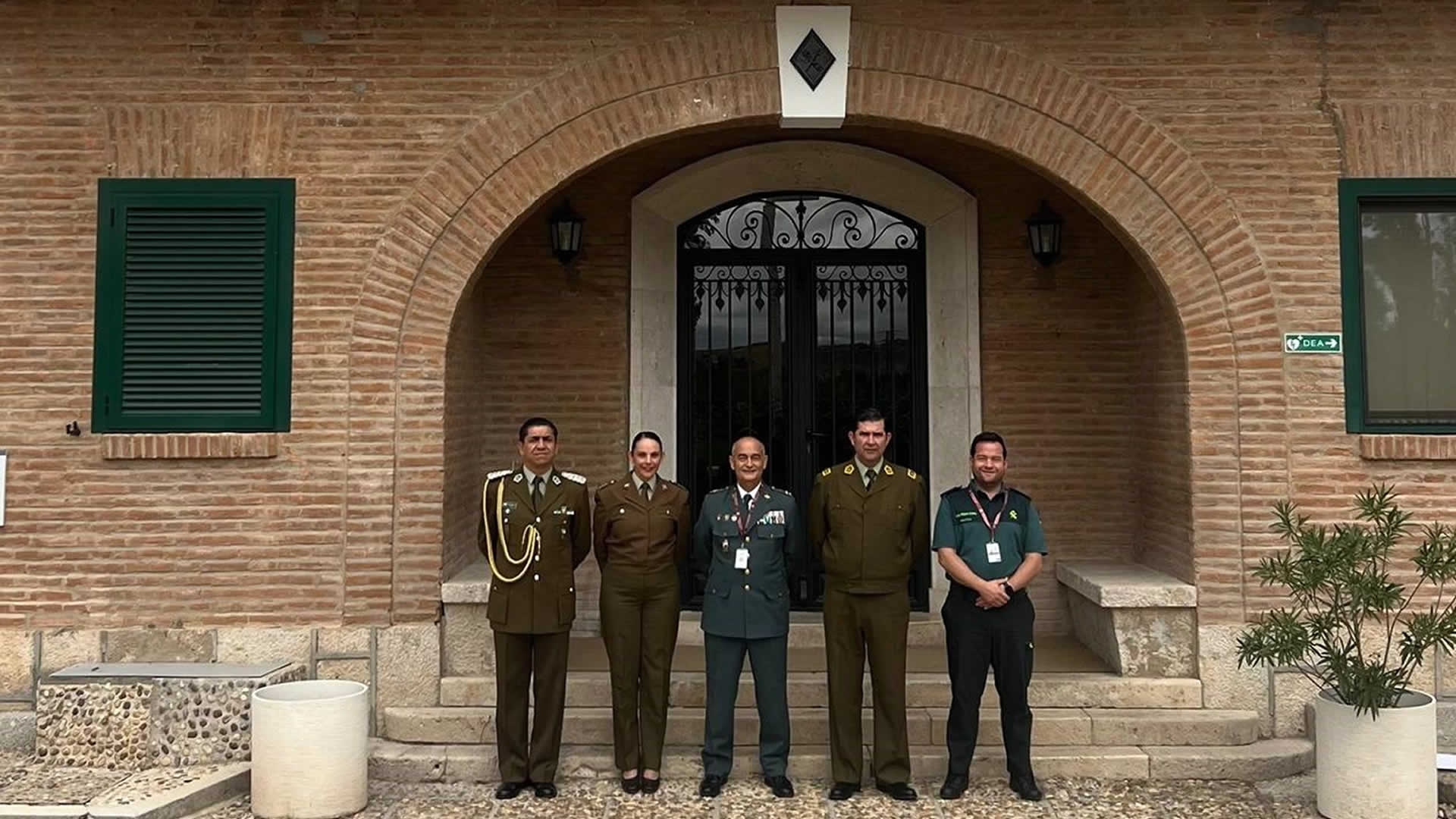 Visita del General de Carabineros de Chile D. Juan Pablo Díaz Albornoz al CUGC