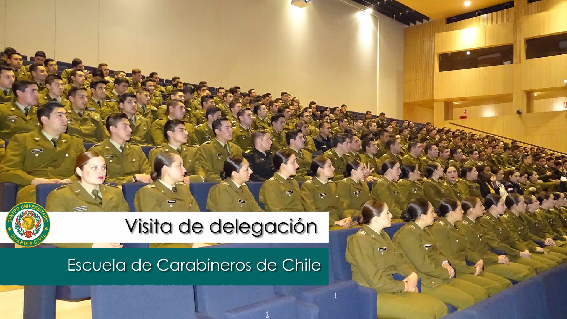 Visita de una delegación de Carabineros de Chile