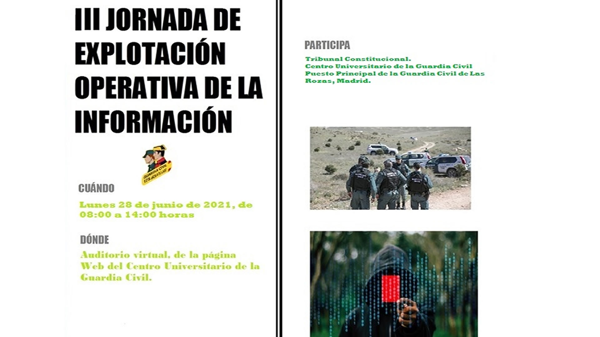 Celebración de la III Jornada de Explotación Operativa de la Información
