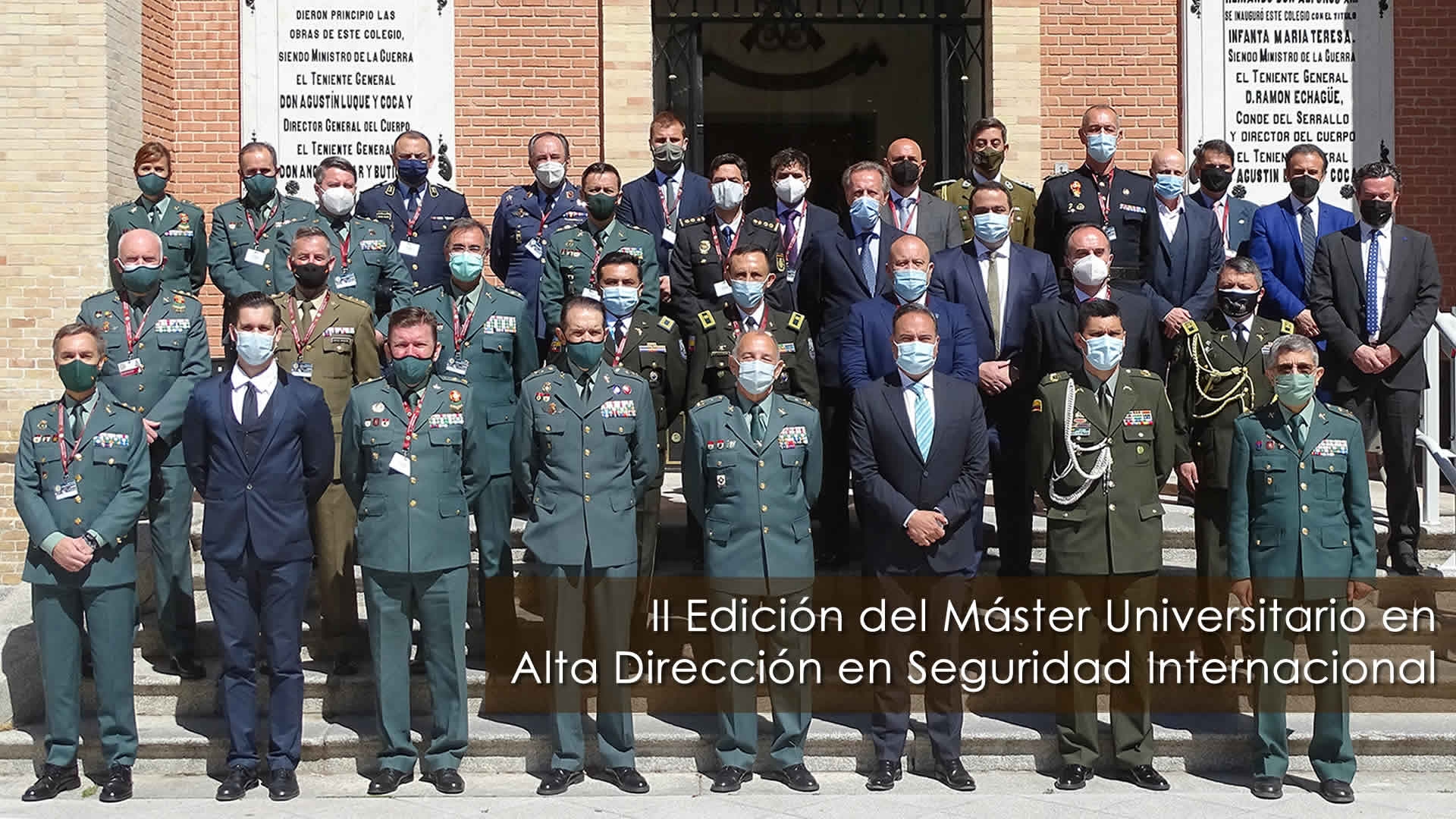 Inauguración del II Máster Universitario en Alta Dirección en Seguridad Internacional