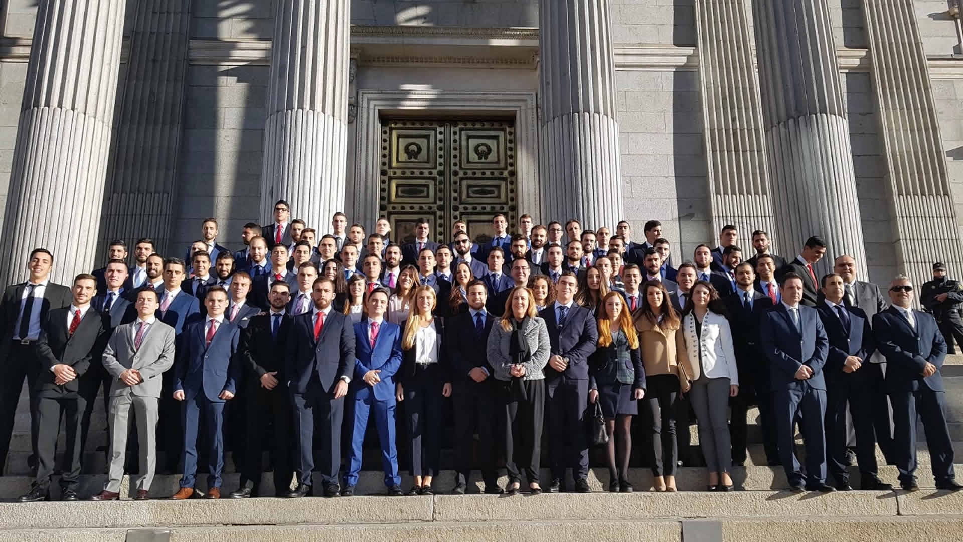 Los alumnos del CUGC visitan el Congreso de los Diputados