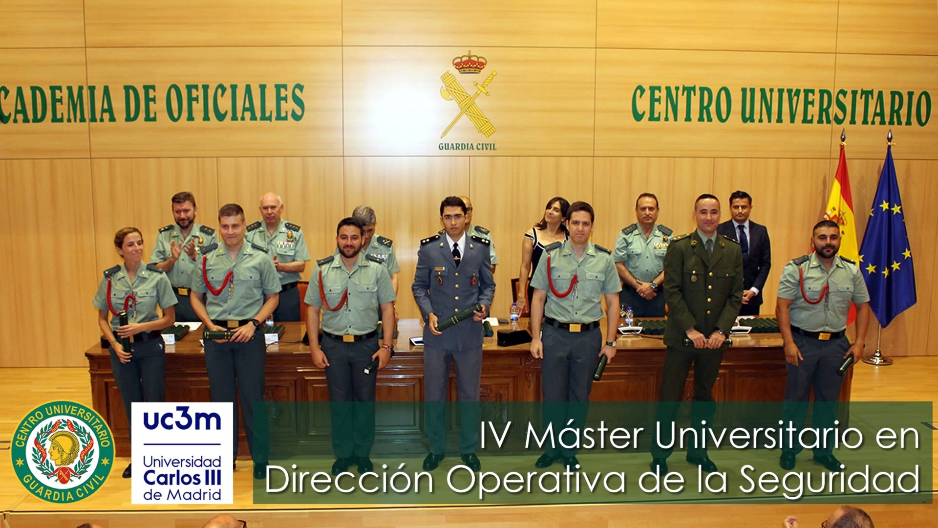 Ceremonia de Graduación del IV Master en Dirección Operativa de la Seguridad