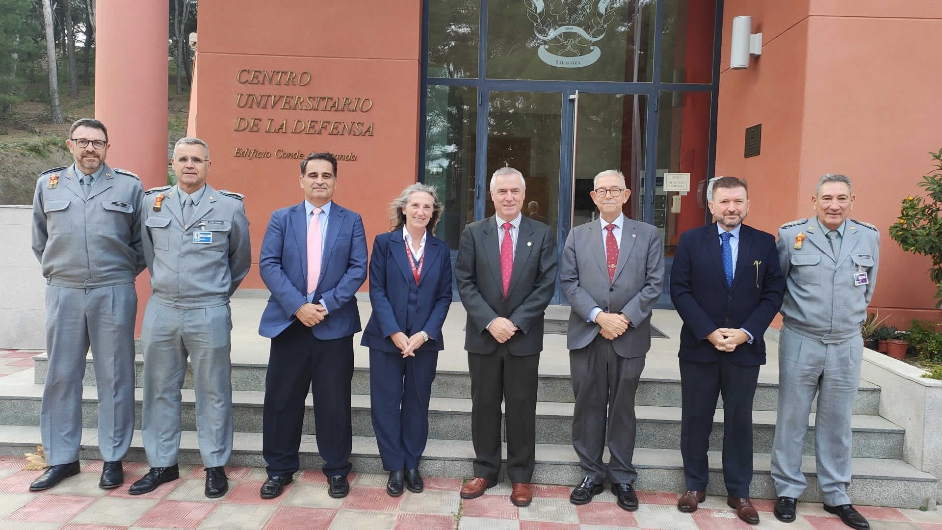 Visita del Centro Universitario de la Guardia Civil (CUGC) al CUD