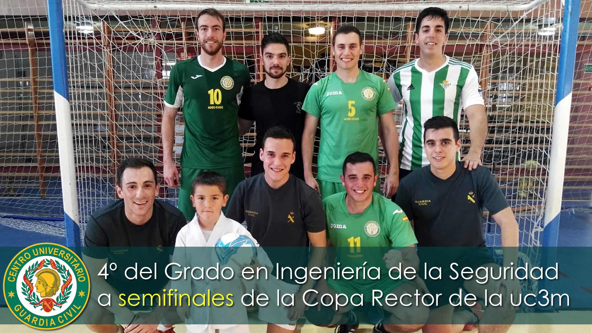 Épica remontada en la eliminatoria de cuartos del equipo de 4º de Ingeniería de la Seguridad [4-3]