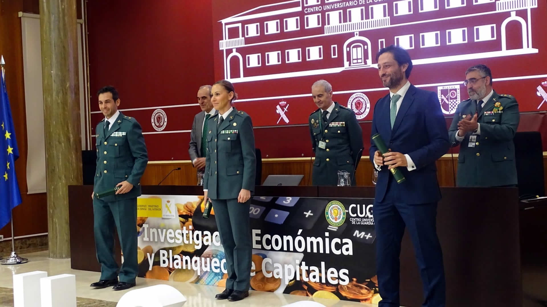 Clausura del primer Diploma de Experto Universitario en Investigación Económica y Blanqueo de Capitales