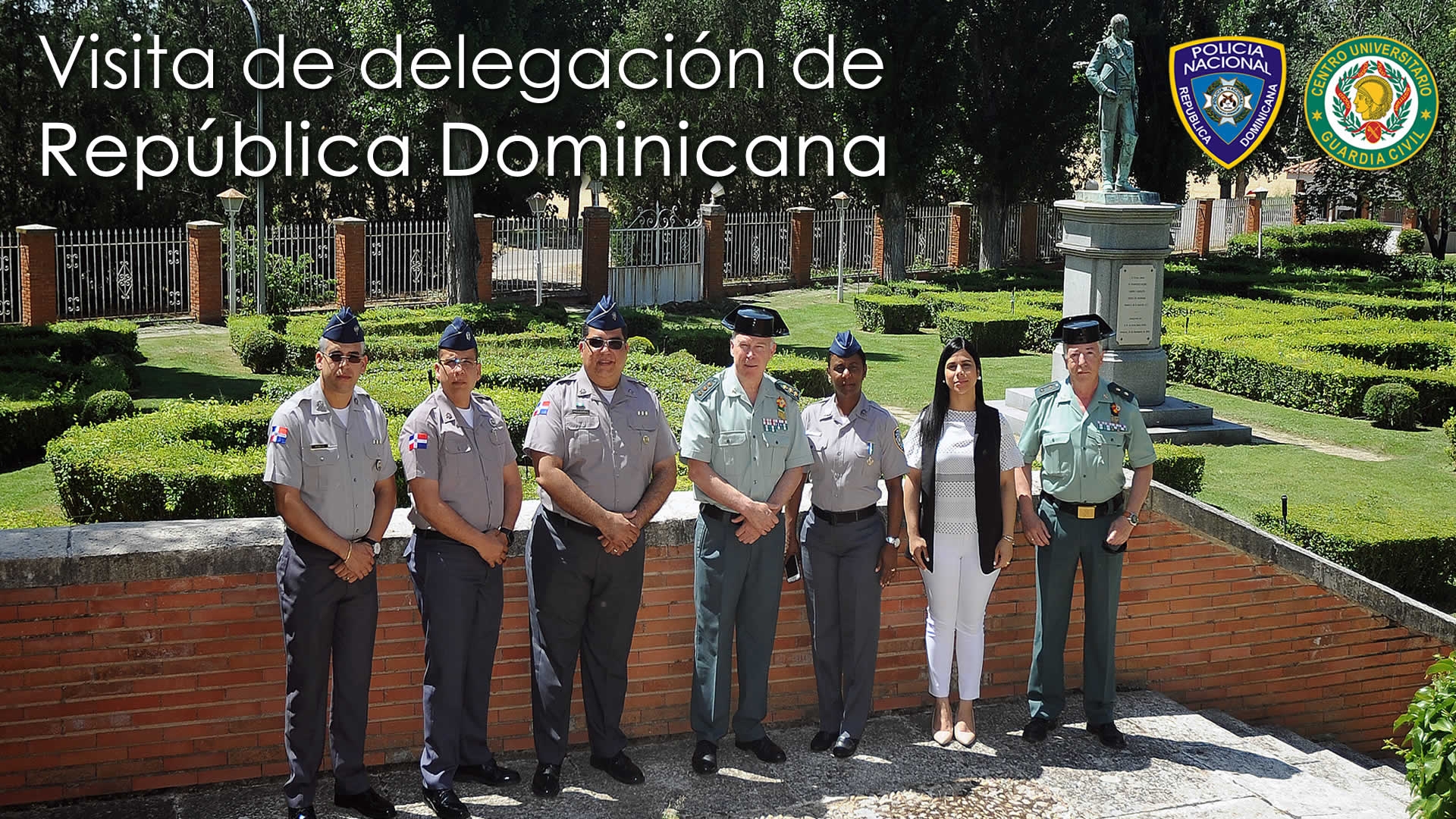 Visita de delegación de la Policía Nacional de la República Dominicana