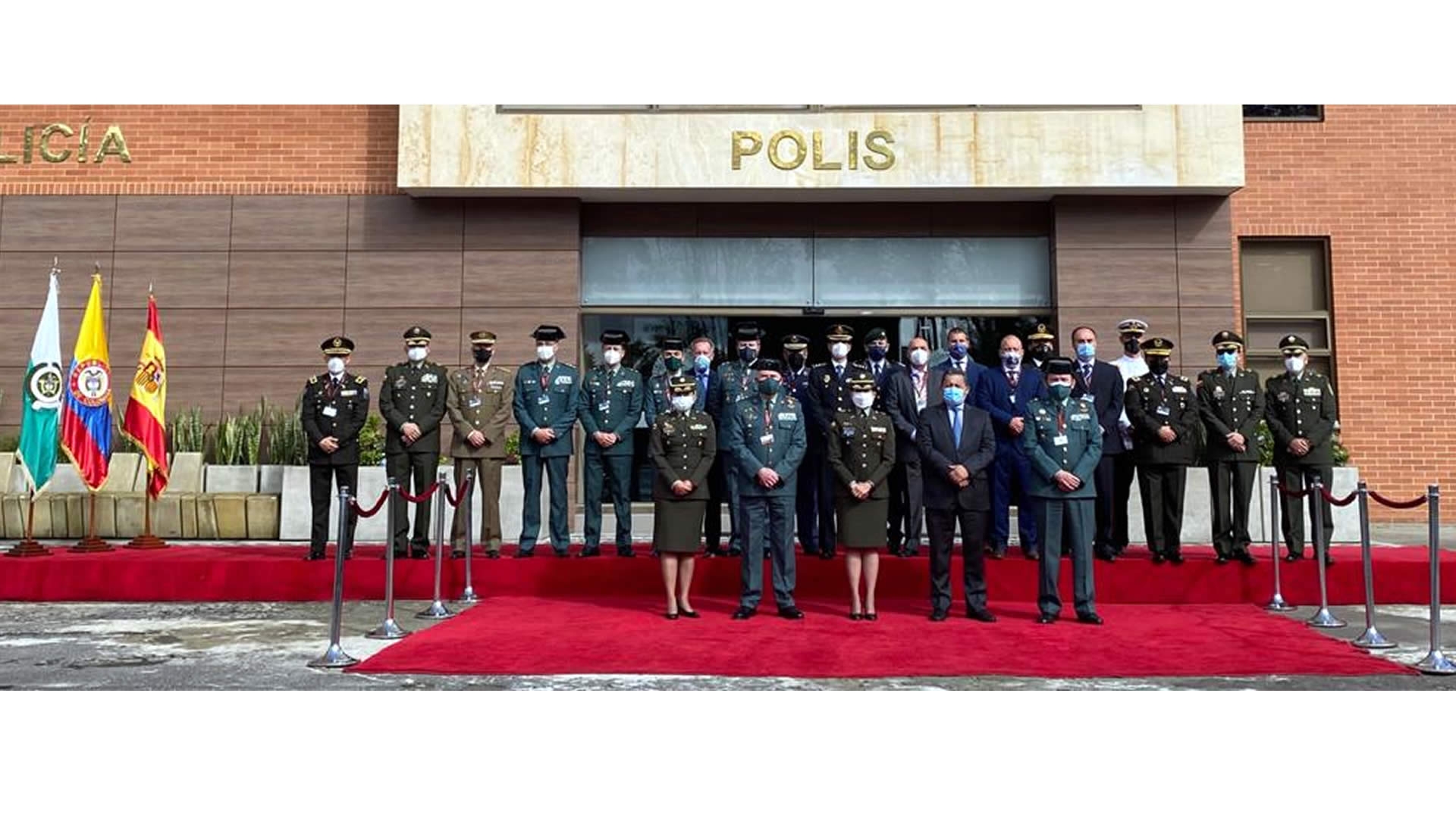 Ceremonia de inauguración del periodo en Colombia del II Máster oficial universitario CUGC "Alta Dirección en Seguridad Internacional" . MADSI - Curso 2020-2021. Bogotá (Colombia), 31 de mayo de 2021