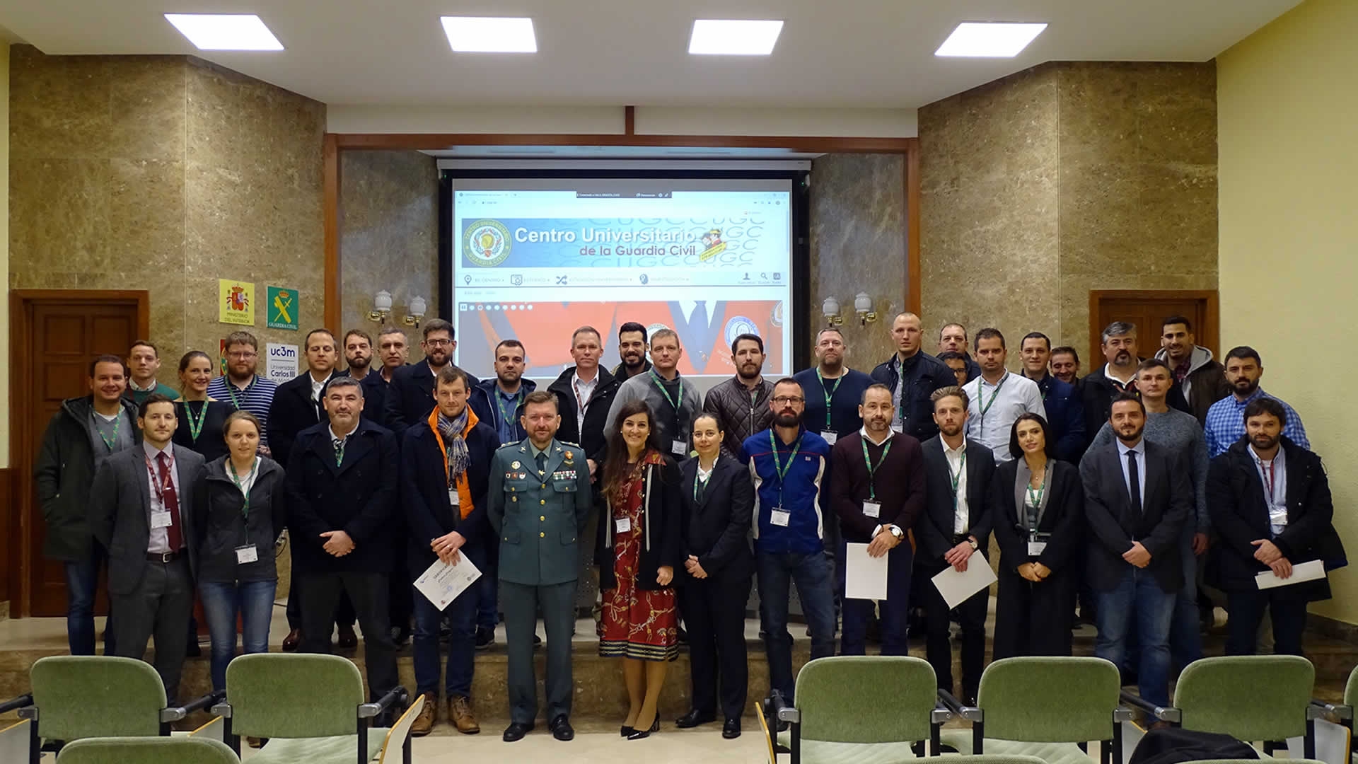 Clausura del Curso Internacional EMPACT Ciberpatrullaje en relación al tráfico ilícito de armas en la Red