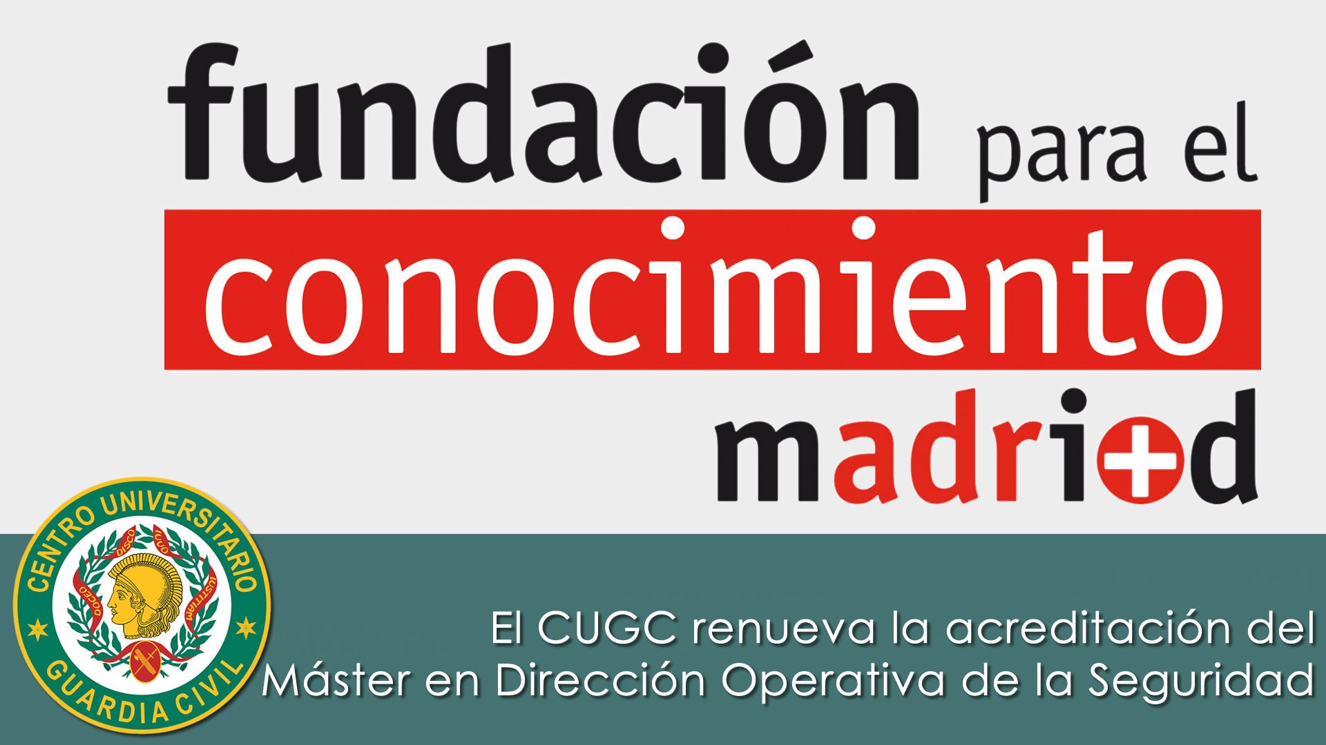 Informe favorable a la renovación de la acreditación del Máster en Dirección Operativa de la Seguridad