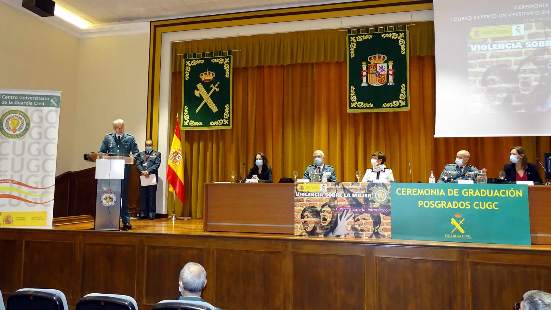 Ceremonia de Clausura del I Curso de Experto Universitario en Violencia sobre la Mujer