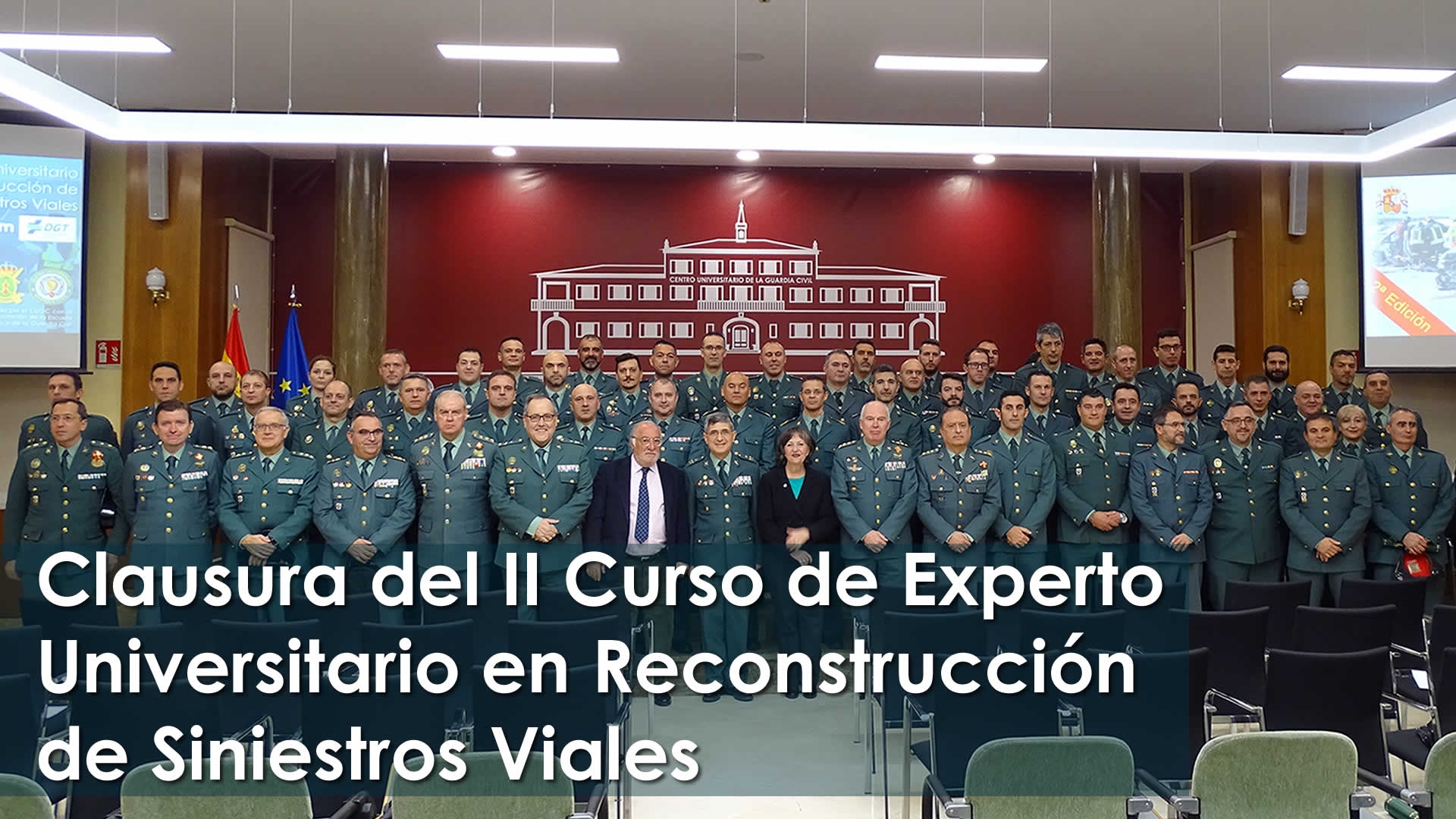 Clausura del II Curso CUGC de Experto Universitario en Reconstrucción de Siniestros Viales