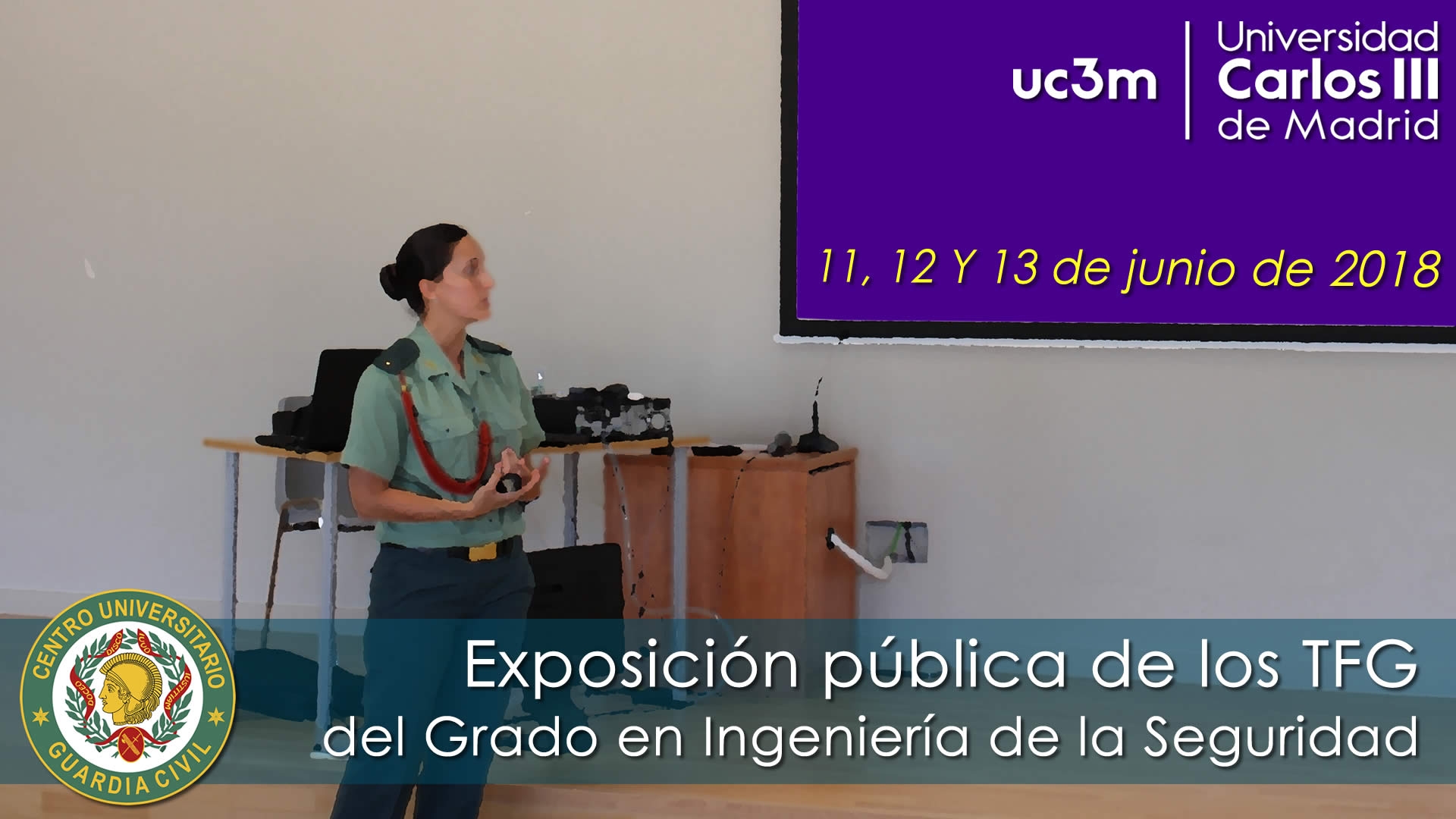 Exposición pública de los TFG 2018 del Grado en Ingeniería de la Seguridad