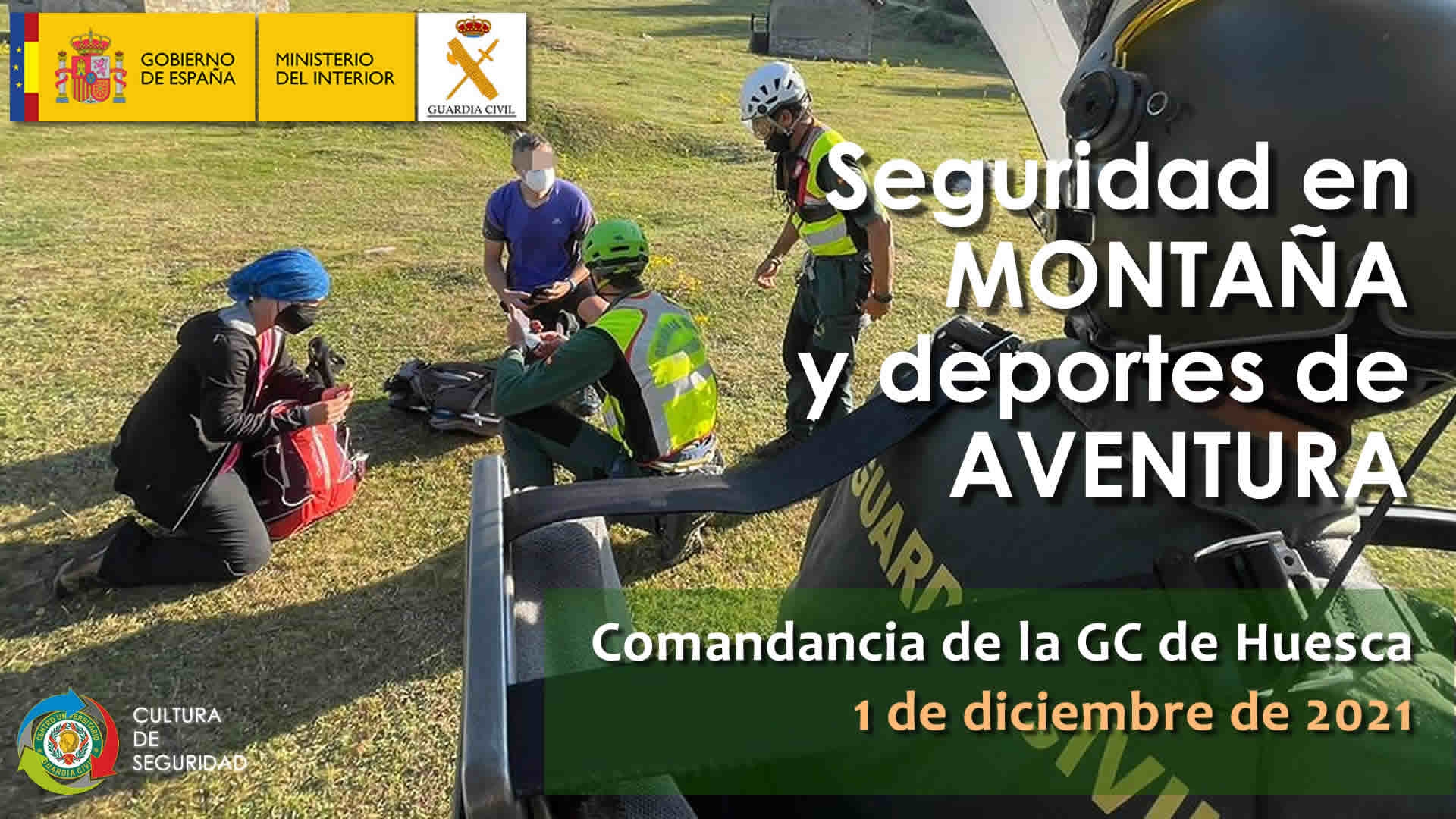 La seguridad en montaña y deportes de aventura