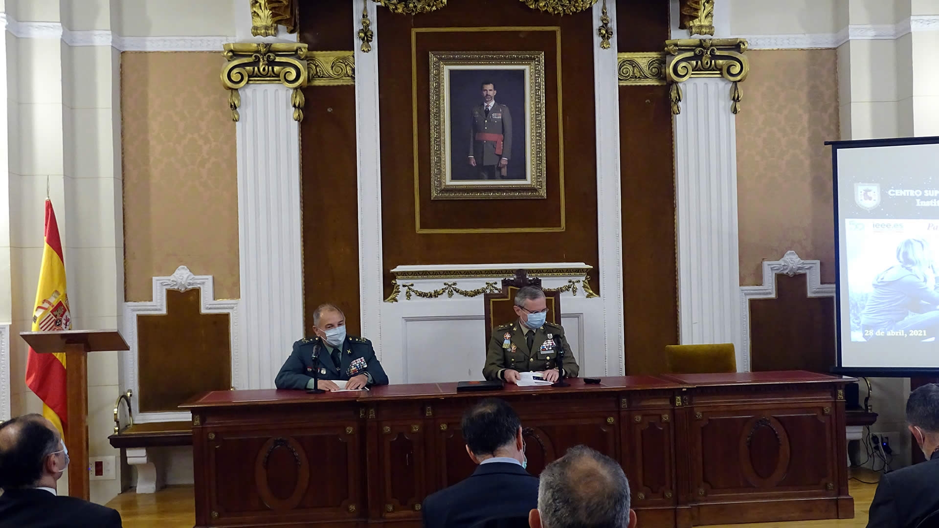 Periodo presencial de II Máster Universitario en Alta Dirección en Seguridad Internacional, semana del 26 al 30 de abril