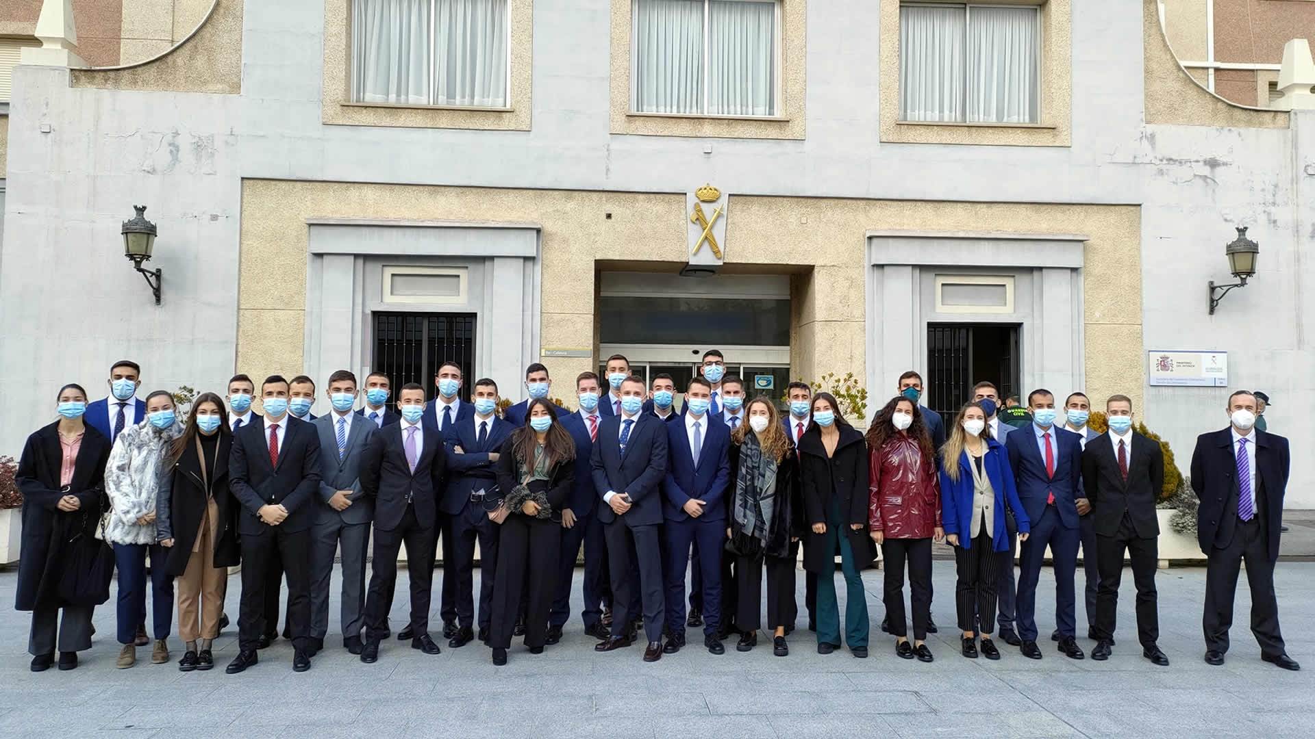Visita de alumnos del CUGC al Servicio de Criminalística de la Guardia Civil