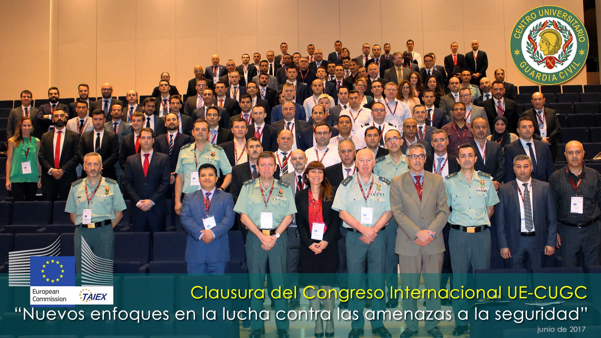 Finaliza el Congreso Internacional sobre “Innovaciones tecnológicas y legales en la UE contra las amenazas a la seguridad” organizado por el Centro Universitario de la Guardia Civil en colaboración con la Comisión Europea