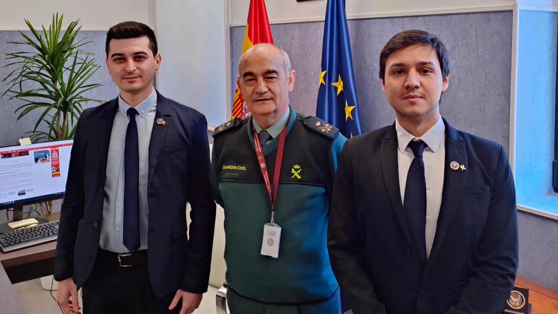 Inicio de una movilidad ERASMUS+ de 2 componentes de la Policía Nacional de Turquía
