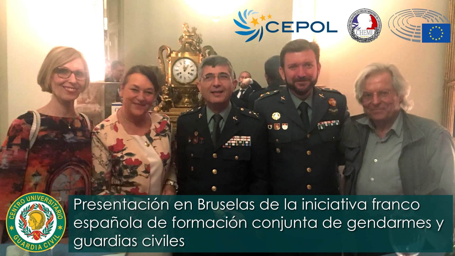 Presentación en Bruselas de la iniciativa franco española de formación conjunta de gendarmes y guardias civiles
