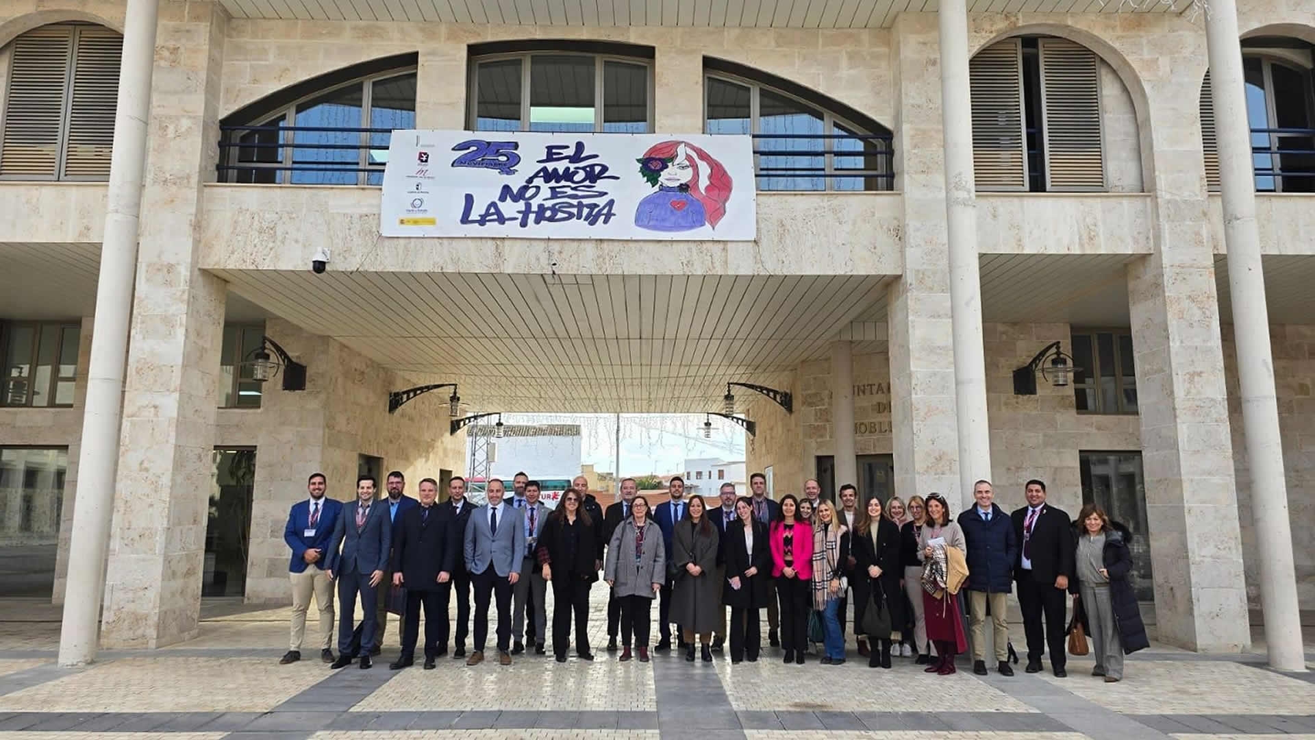 Jornada en el Ayuntamiento de Noblejas (Toledo) de la fase IV Curso Universitario en Violencia sobre la Mujer