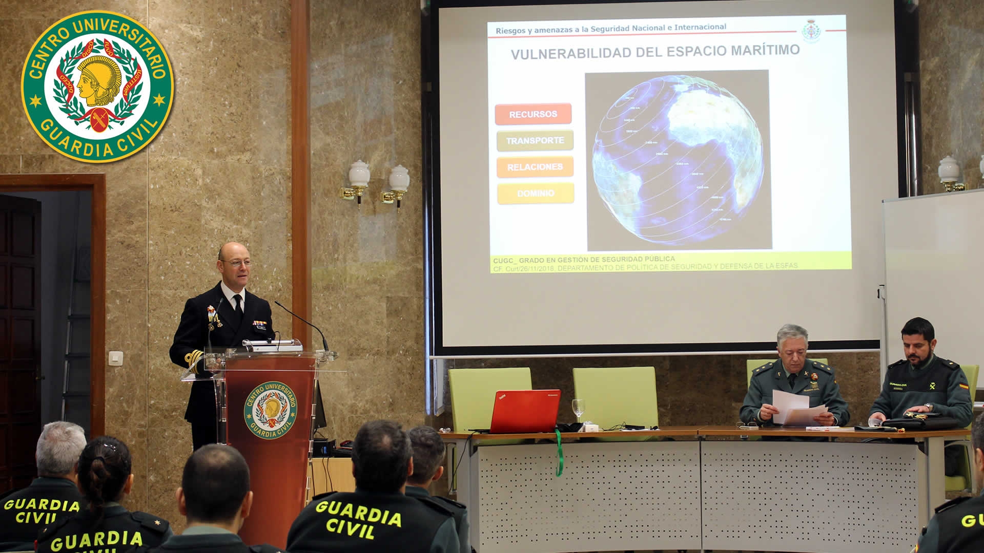 Conferencias sobre los riesgos y amenazas a la seguridad nacional e internacional