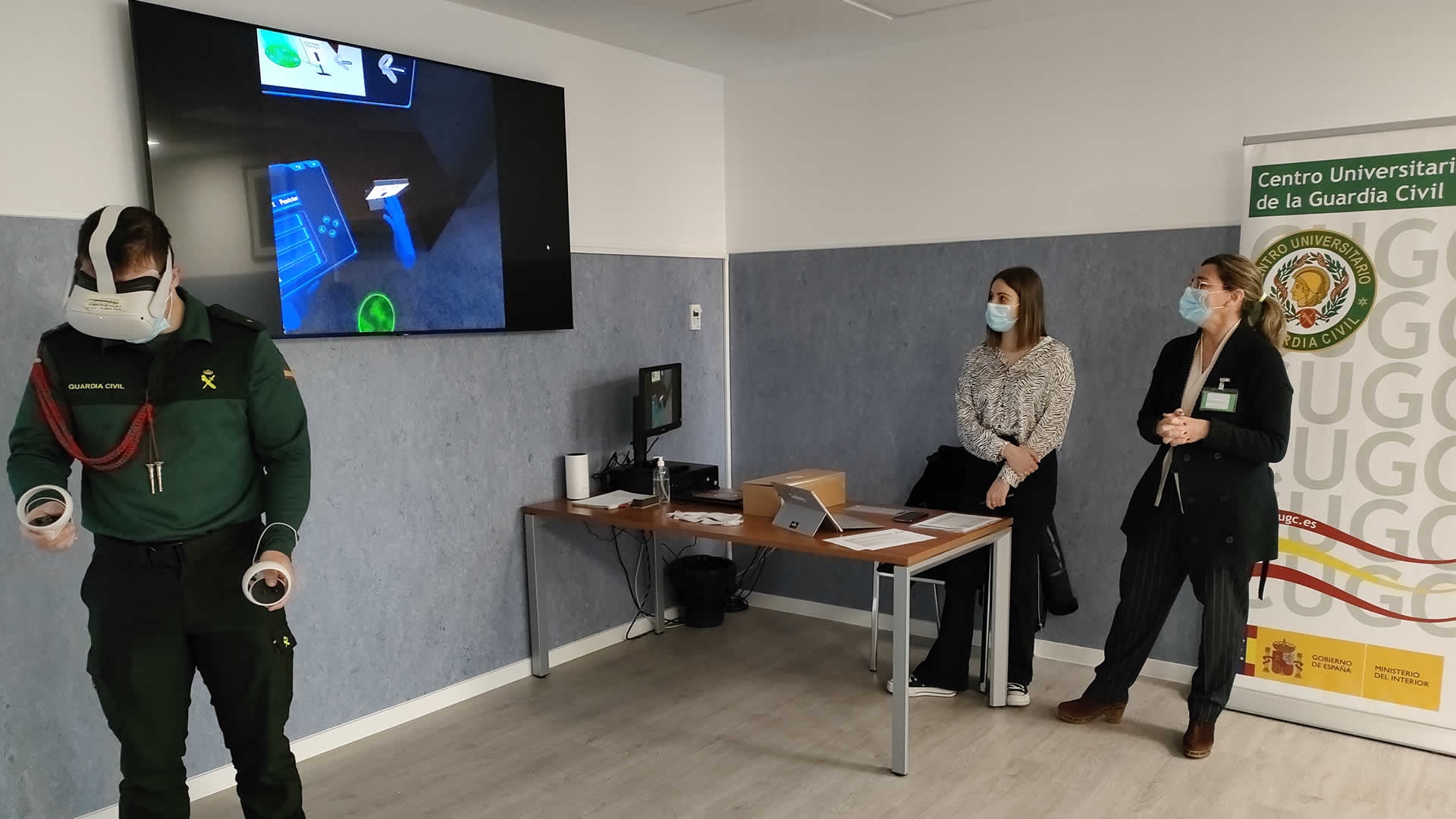 El CUGC apuesta por la Realidad Virtual en sus prácticas de Ciencias Forenses