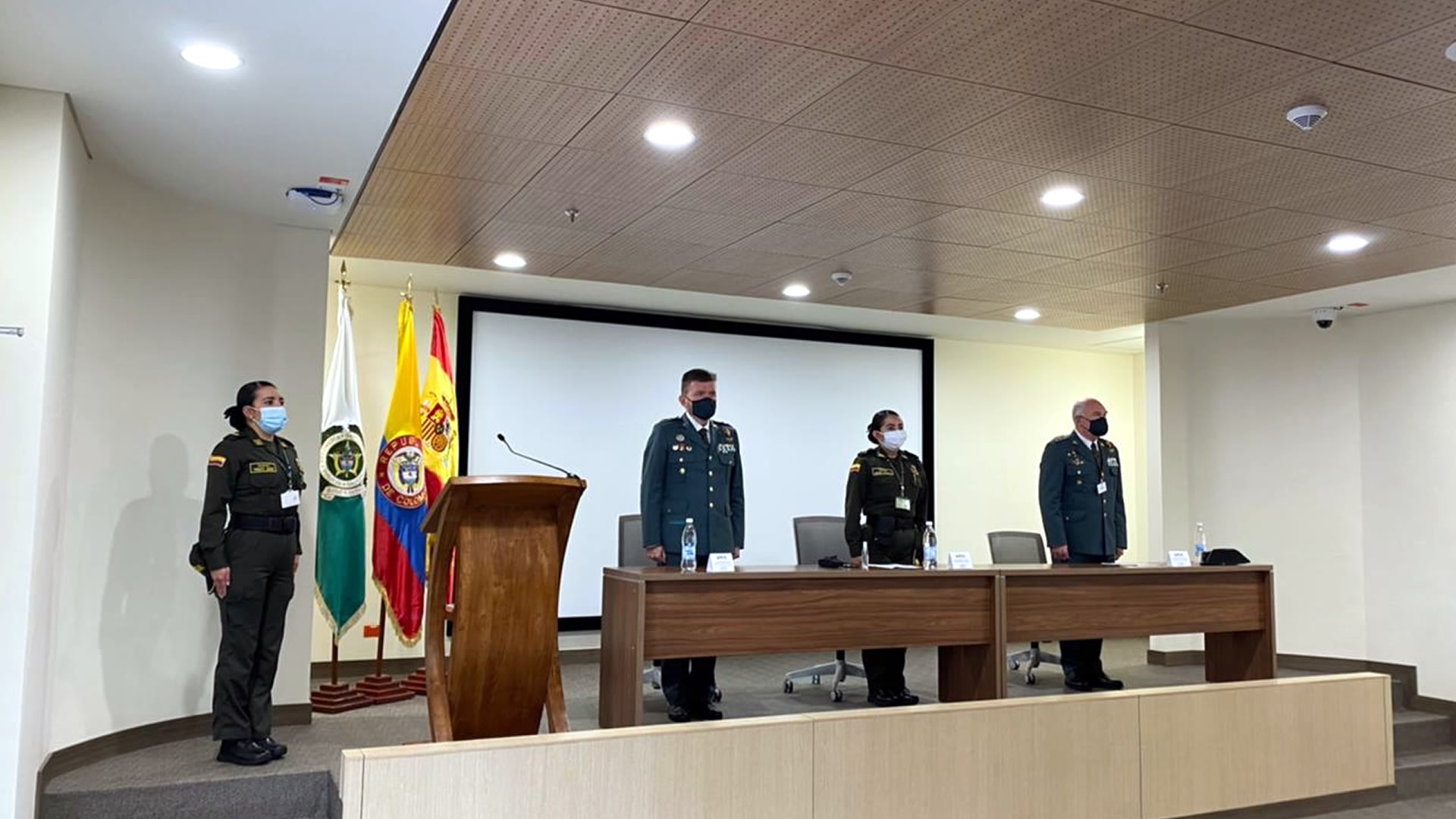 Clausura del periodo presencial en Colombia del II Máster oficial universitario Alta Dirección en Seguridad Internacional - MADSI. Curso 2020-2021  Bogotá (Colombia) 10 de junio de 2021