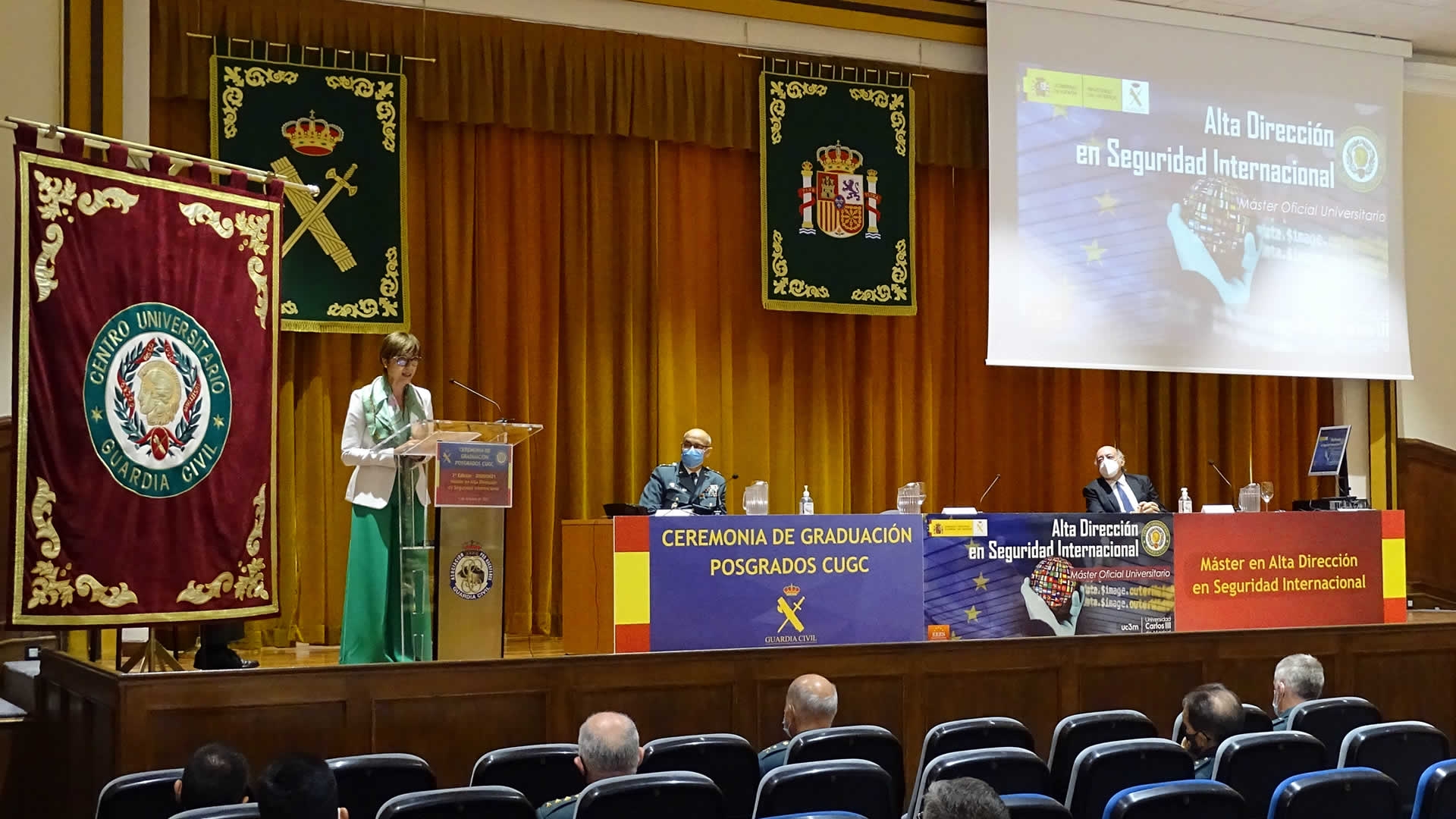 Ceremonia de clausura del II Master oficial 'Alta Dirección en Seguridad Internacional'