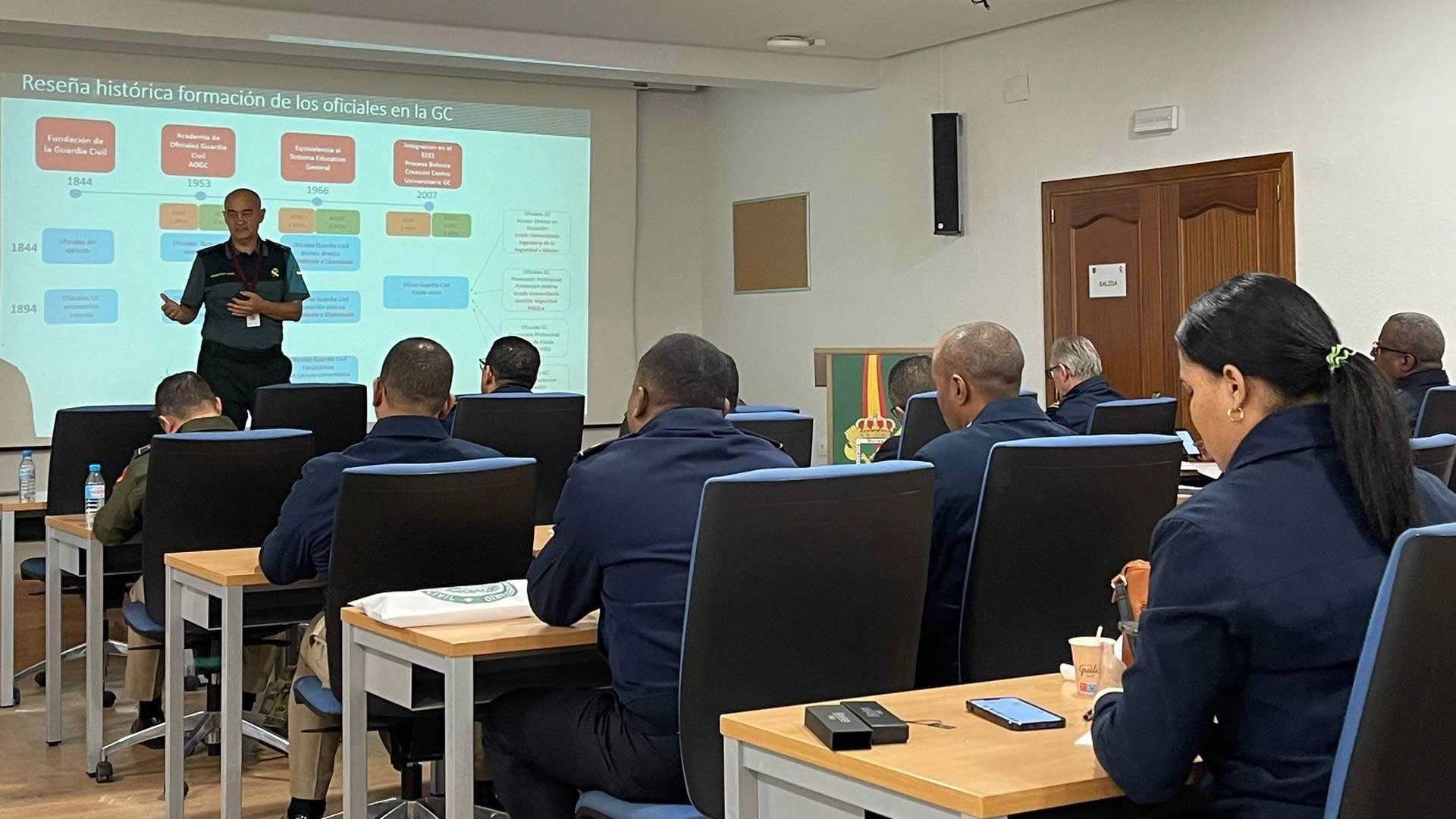 Visita de la 21ª Promoción de Maestría en Seguridad y Defensa Nacional para la Defensa de la Universidad Nacional de la Defensa (UNADE) de la República Dominicana