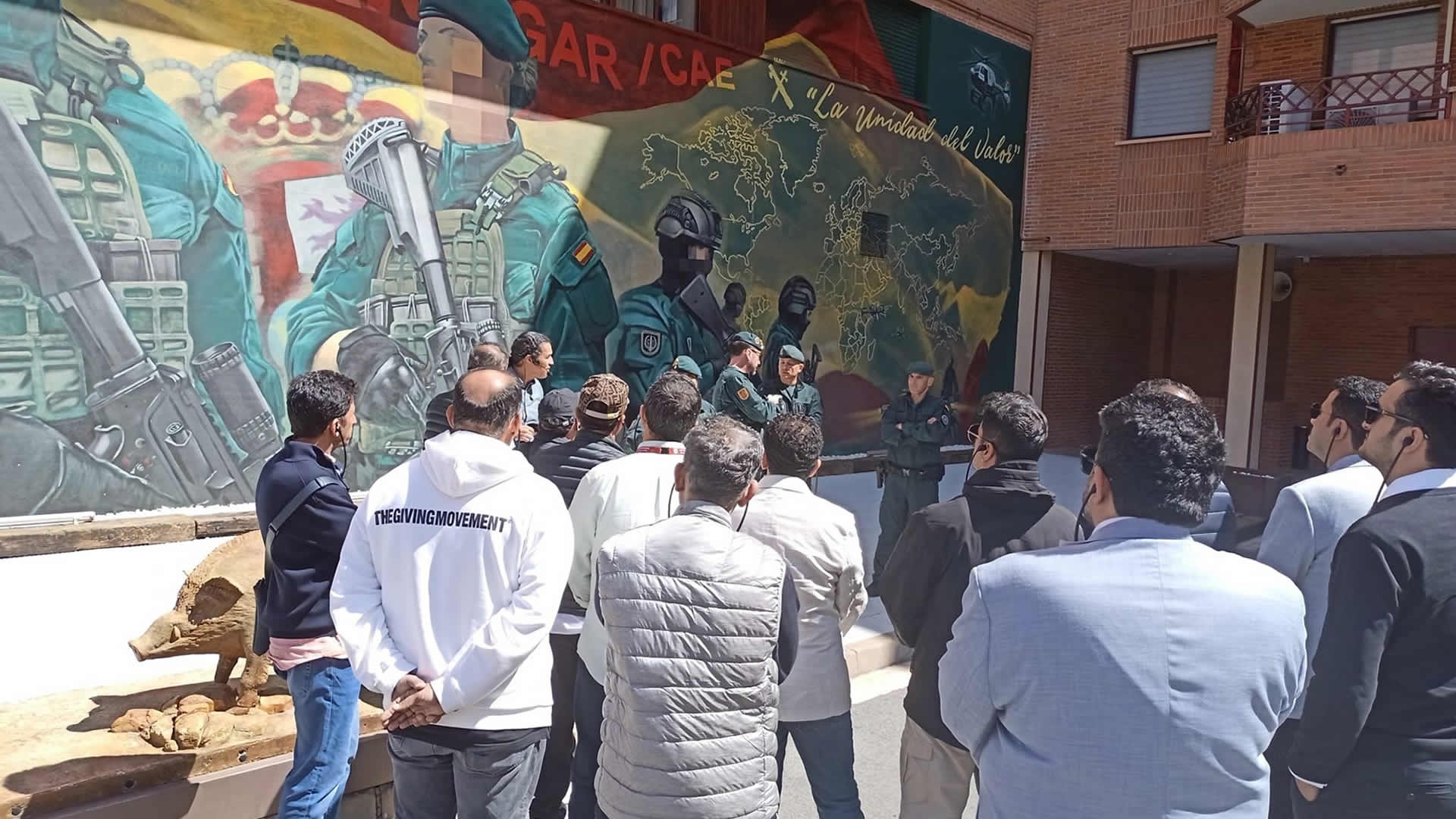 Visita a la Unidad de Acción Rural de la Guardia Civil del curso NAUSS3