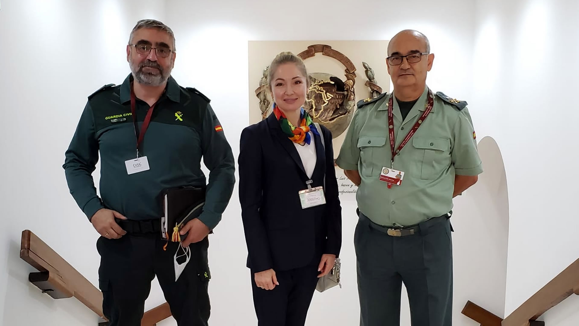 Visita de la Policía Nacional de Ucrania al CUGC