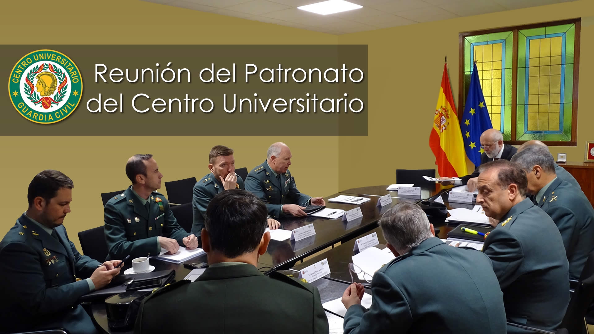 Reunión del Patronato del Centro Universitario de la Guardia Civil